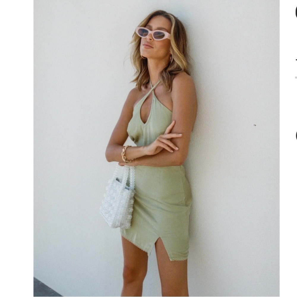 Sage Green Dress
